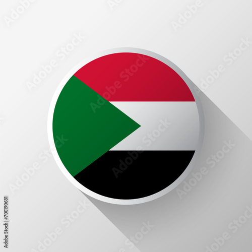 Creative Sudan Flag Circle Badge Free Download Creative Sudan Flag Circle Badge - GFXLoad