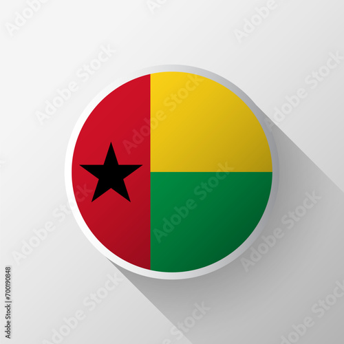 Creative Guinea Bissau Flag Circle Badge Free Download Creative Guinea Bissau Flag Circle Badge - GFXLoad