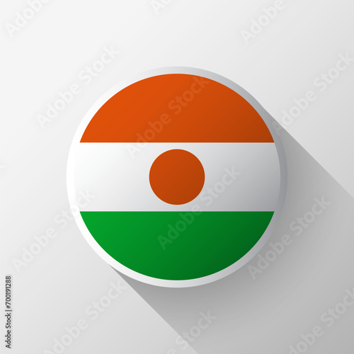 Creative Niger Flag Circle Badge Free Download Creative Niger Flag Circle Badge - GFXLoad