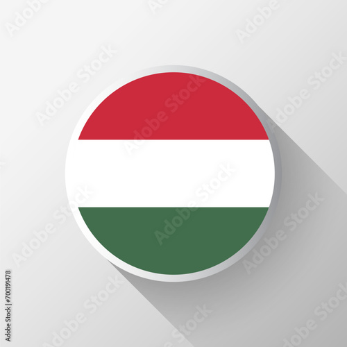 Creative Hungary Flag Circle Badge Free Download Creative Hungary Flag Circle Badge - GFXLoad