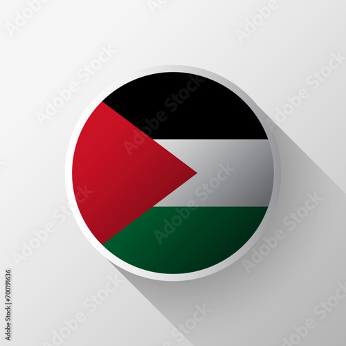 Creative Palestine Flag Circle Badge Free Download Creative Palestine Flag Circle Badge - GFXLoad