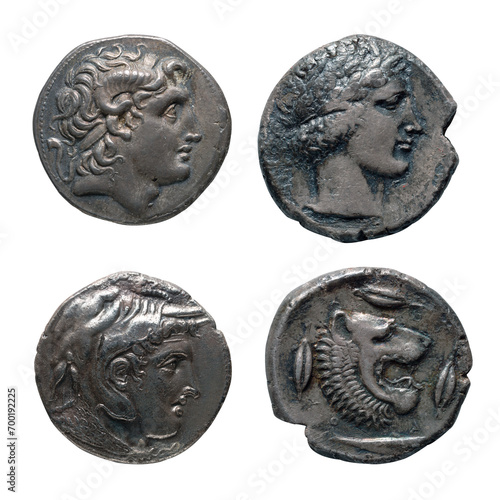 Historic Tetradrachm Greek Coins Collection Alexander The Great