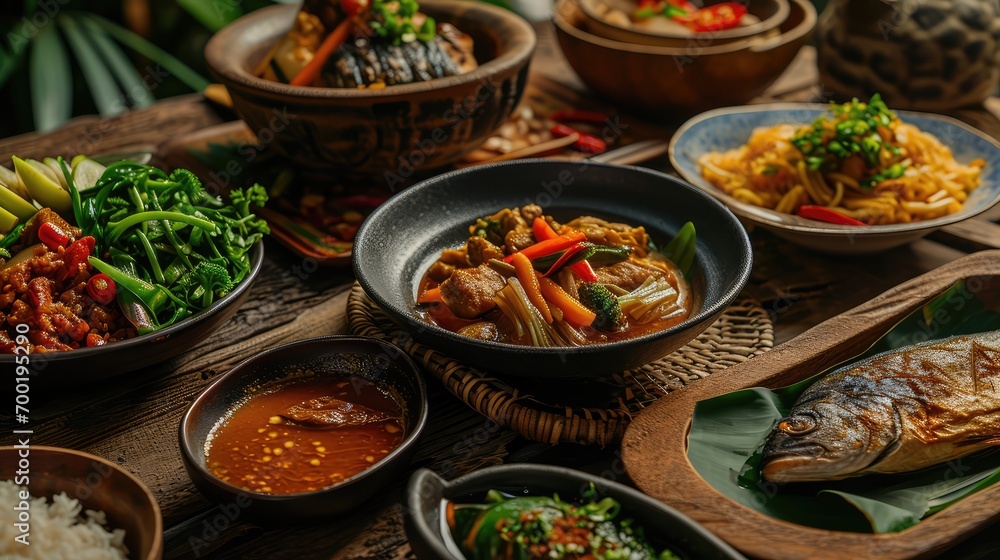 thailand traditional food on the table thailand traditional food on the table