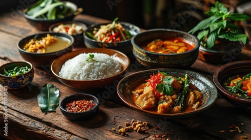 thailand traditional food on the table © Jiwa_Visual