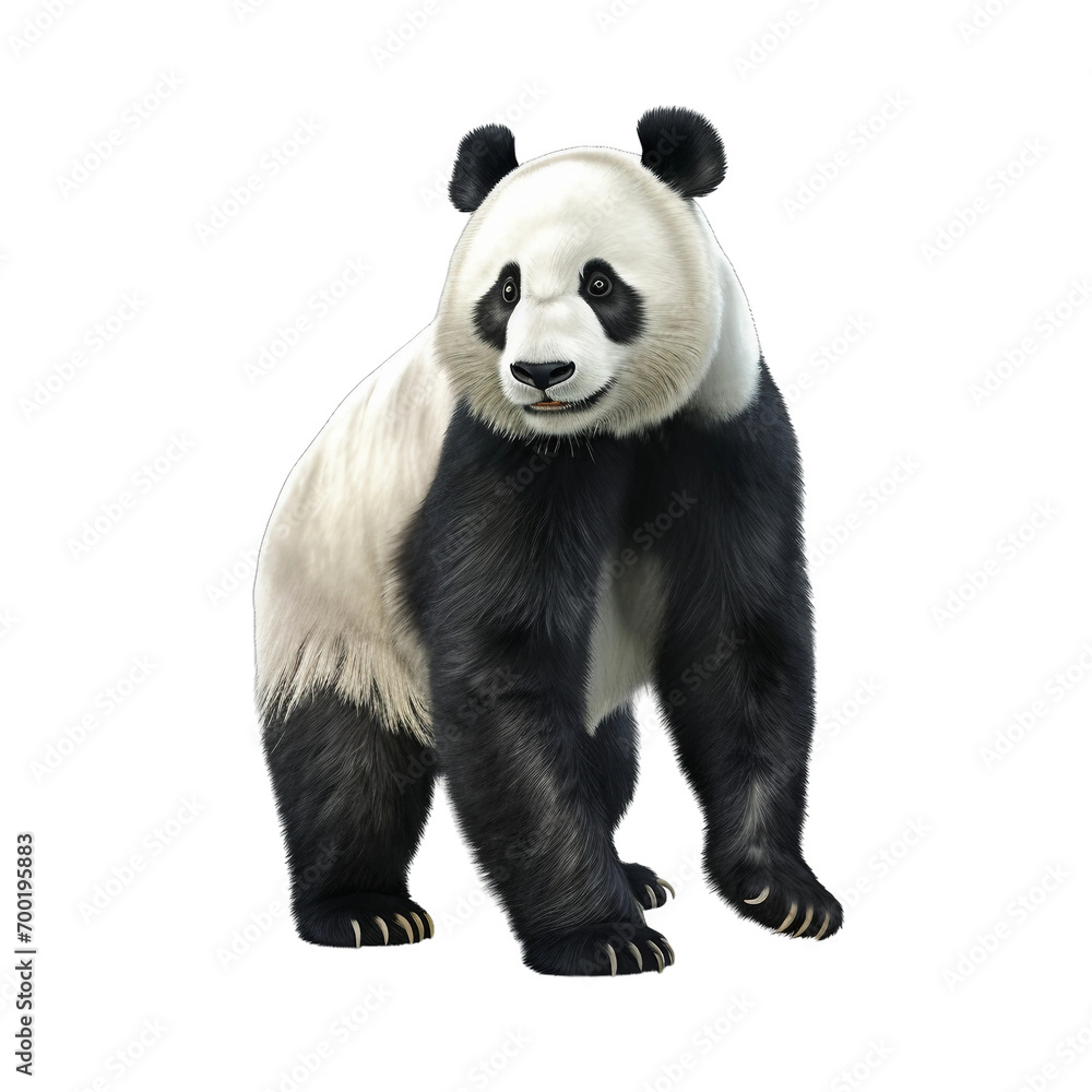 panda bear isolated on white panda bear isolated on white