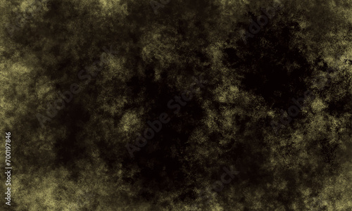 yellow powder explosion on black background. Colored powder cloud. Colorful dust explode. Abstract yellow and gold paint Holi. Light green powder explosion. yellow powder explosion on black background
