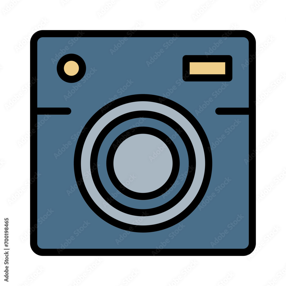 Camera Device Photo Filled Outline Icon