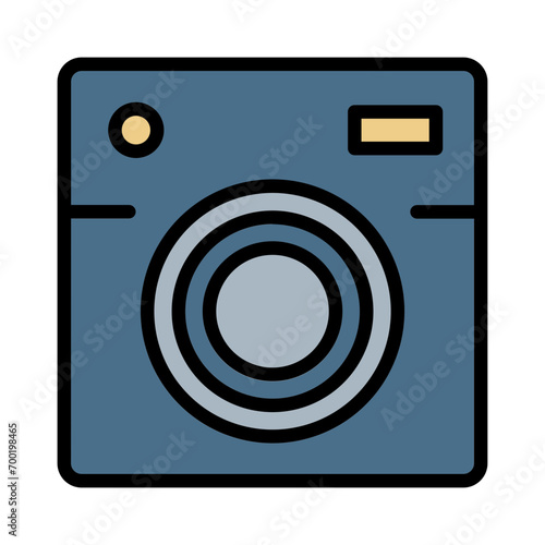 Camera Device Photo Filled Outline Icon