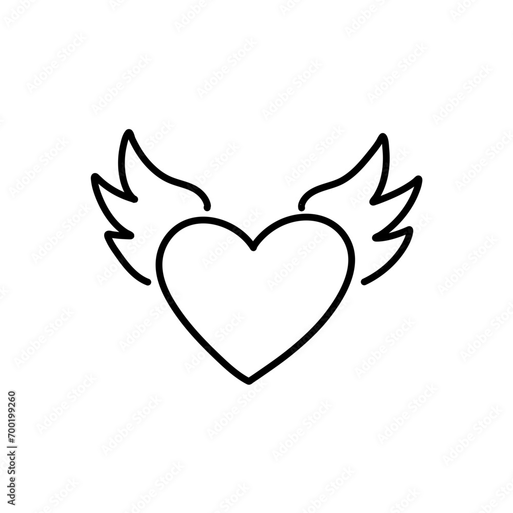 Hand drawn isolated hearts Hand drawn isolated hearts