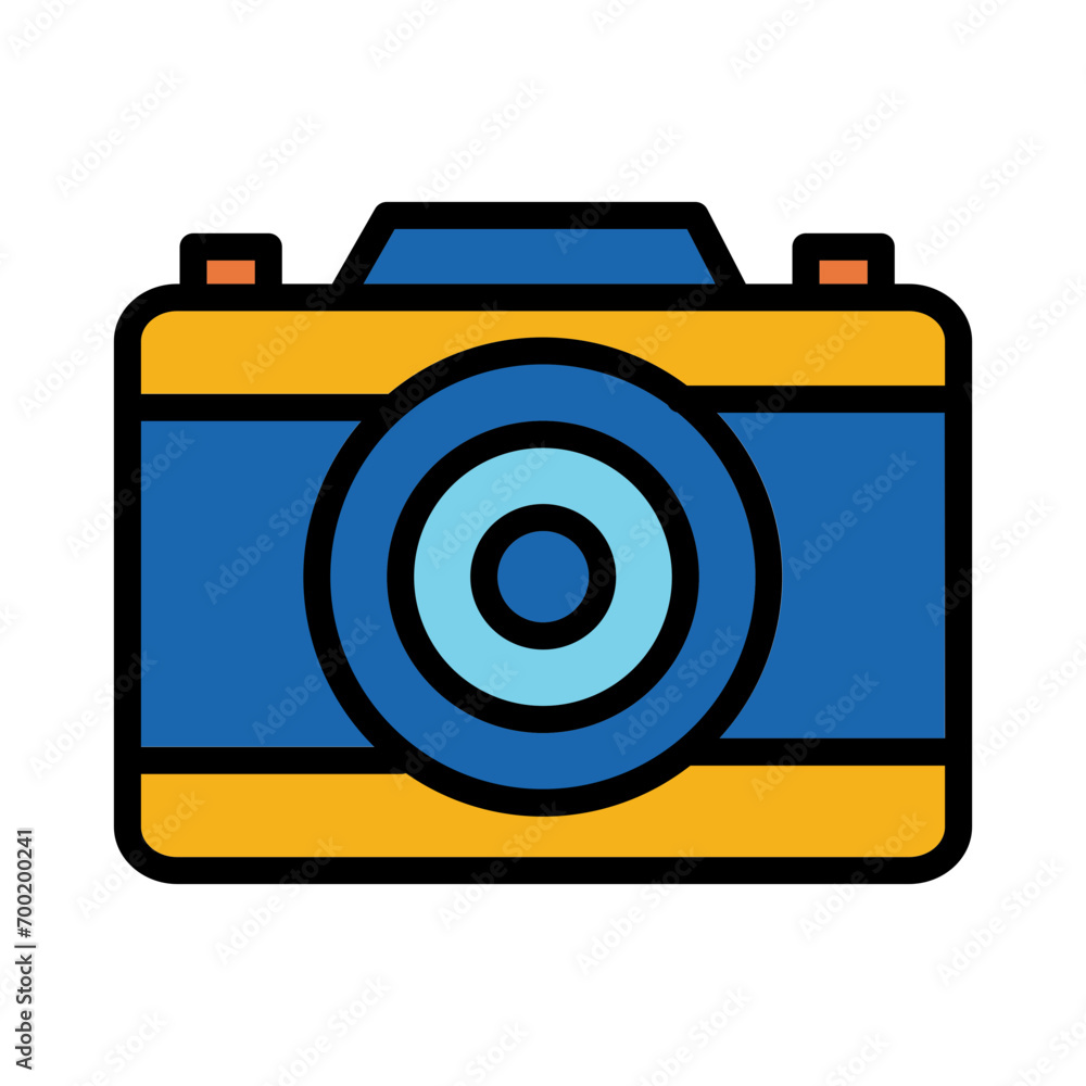 App Camera Mobile Filled Outline Icon App Camera Mobile Filled Outline Icon