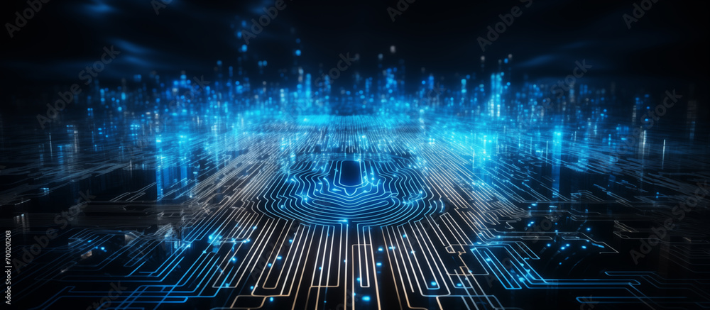 Abstract fingerprint for personal identification, technology background Abstract fingerprint for personal identification, technology background