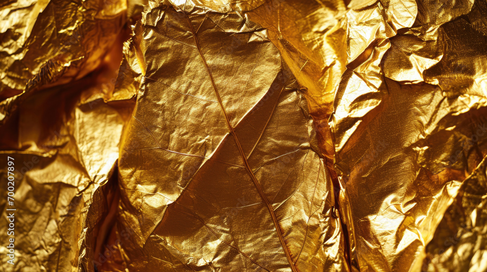 background of gold, Shiny yellow gold foil texture, 