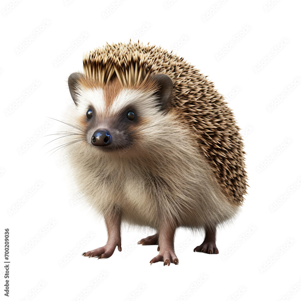 hedgehog isolated on white background hedgehog isolated on white background
