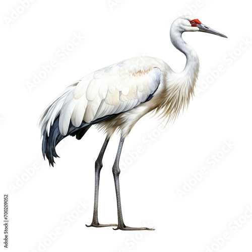 white crowned crane © Andrii