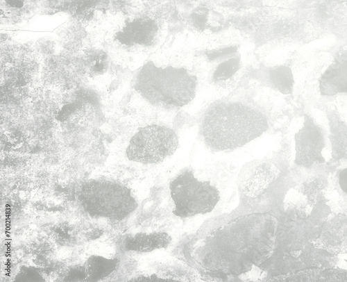 White washed old stonewall in closeup