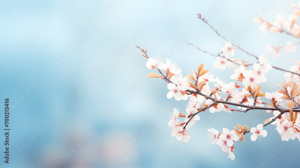 Cherry blossom branch in spring, bokeh background. Cherry blossom branch in spring, bokeh background.