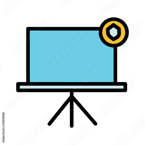 Ptotection Board School Filled Outline Icon