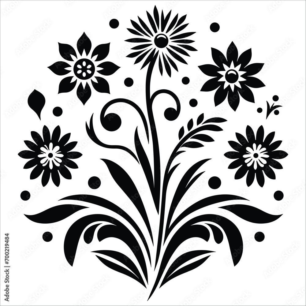 Beautiful floral pattern Beautiful floral pattern