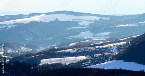 winter, white carpathians, snow, mountains, forest, christmas, © Petr
