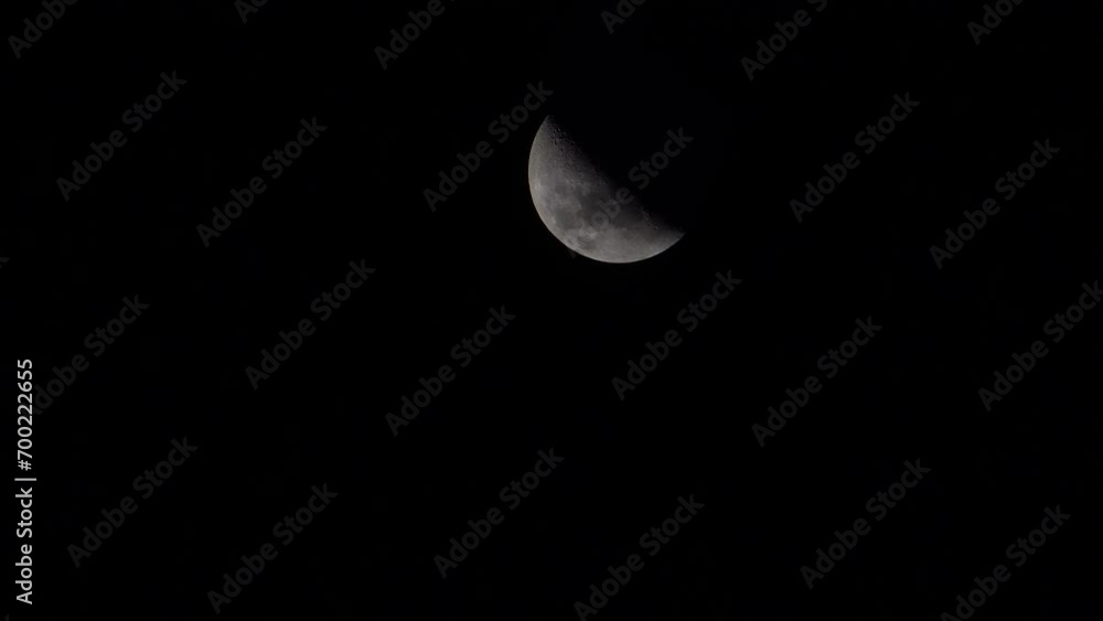 crescent moon timlapse crescent moon timlapse