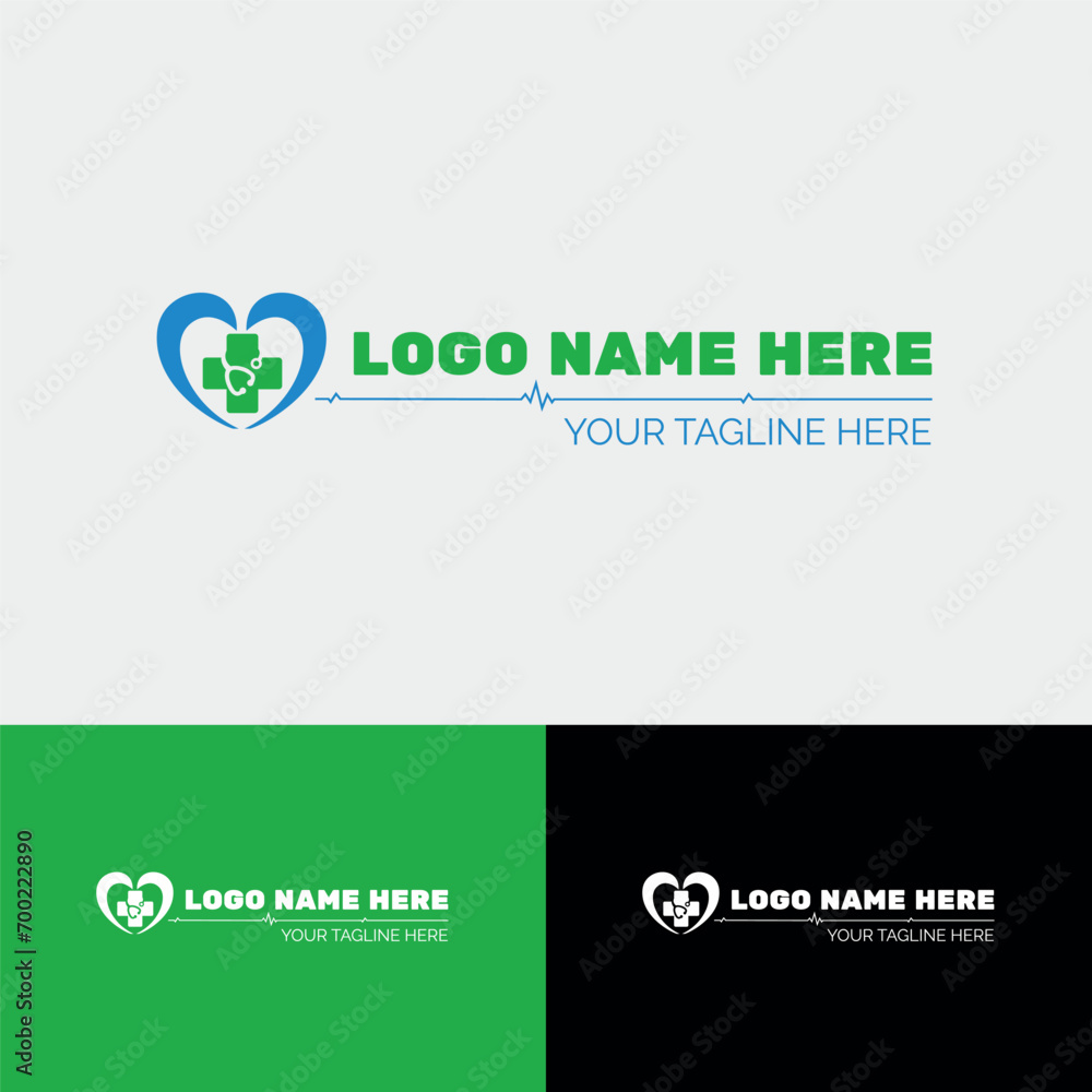 Hospital, Health & Business Logo Design Hospital, Health & Business Logo Design