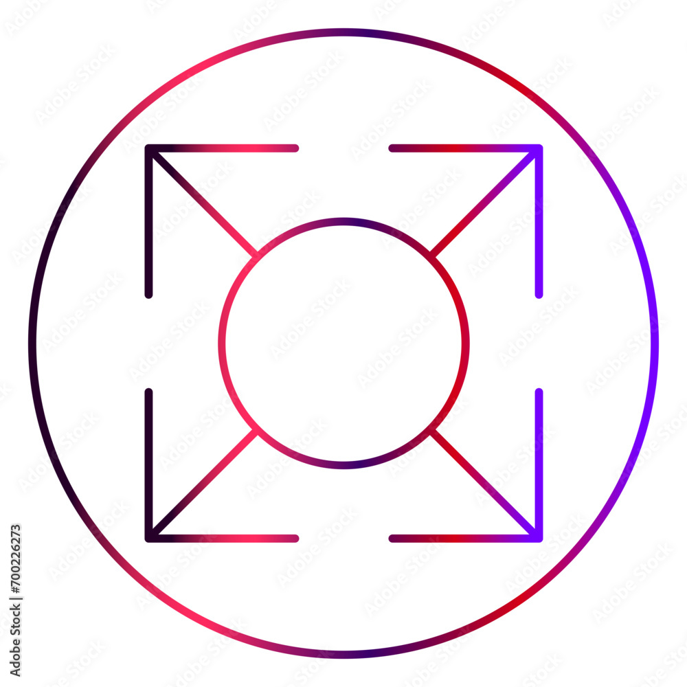 zoom gradien icon zoom gradien icon