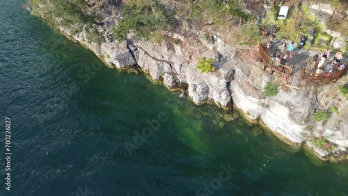 Atitlan is the biggest lake in Guatemala. The cities around the lake are best accessible by water taxi. Encircled by 5 Volcanos, Atitlan is a very great tourist attraction in Latin-America. 