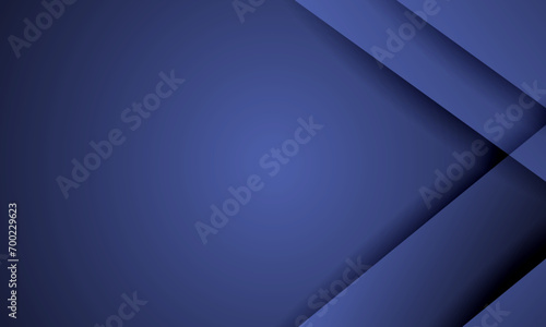 Abstract modern blue horizontal banner background.