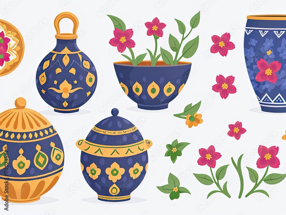 Use these Free Vector Flat Illustrations to Celebrate Nowruz Use these Free Vector Flat Illustrations to Celebrate Nowruz