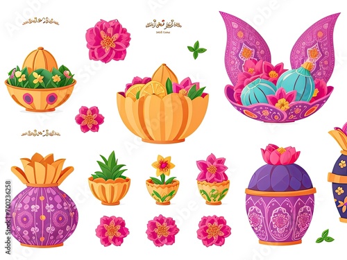 Use these Free Vector Flat Illustrations to Celebrate Nowruz