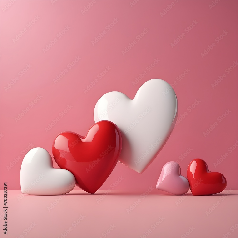two plush hearts on a pink background. Valentine's day background
valentines day background, social media background for vday, full of romance cards with love, red rose and candles
Valentine's day 