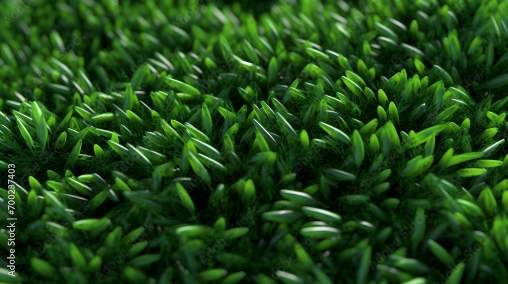 A green artificial grass is shown in this close up (1) Ai Generative A green artificial grass is shown in this close up (1) Ai Generative