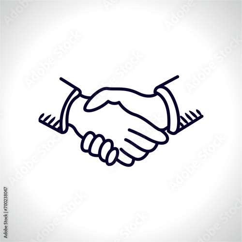 deal hand shake illustration