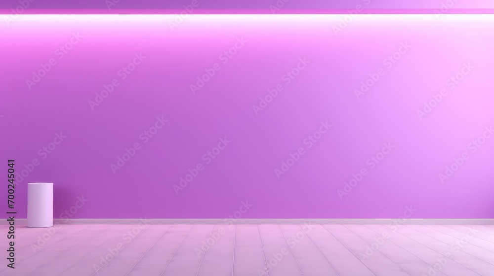 Light purple color with walls, empty room 3d rendering Light purple color with walls, empty room 3d rendering