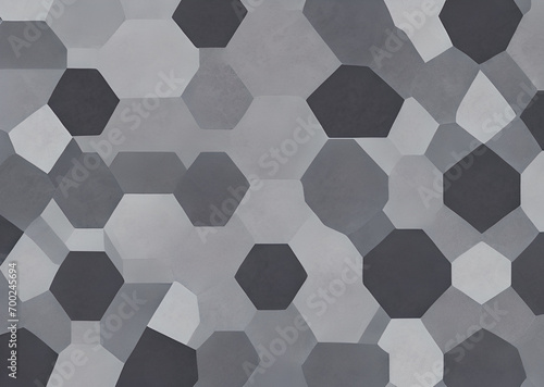 Multicolored patterns with repeating hexagonal mosaics hexagons mosaic background design Modern technology geometric ,Generative AI