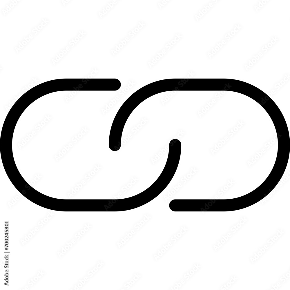 Hyperlink icon in outline style. Simple URL symbol vector illustration — pixel-perfect icon. Hyperlink icon in outline style. Simple URL symbol vector illustration — pixel-perfect icon.