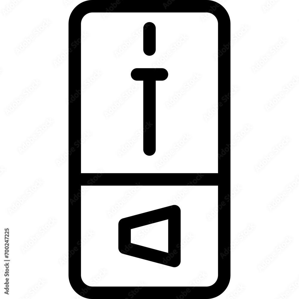 Volume max slider icon in outline style. Simple music player vector illustration — pixel-perfect icon. Volume max slider icon in outline style. Simple music player vector illustration — pixel-perfect icon.
