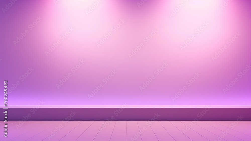 Studio background concept abstract empty light gradient purple studio room background for product 