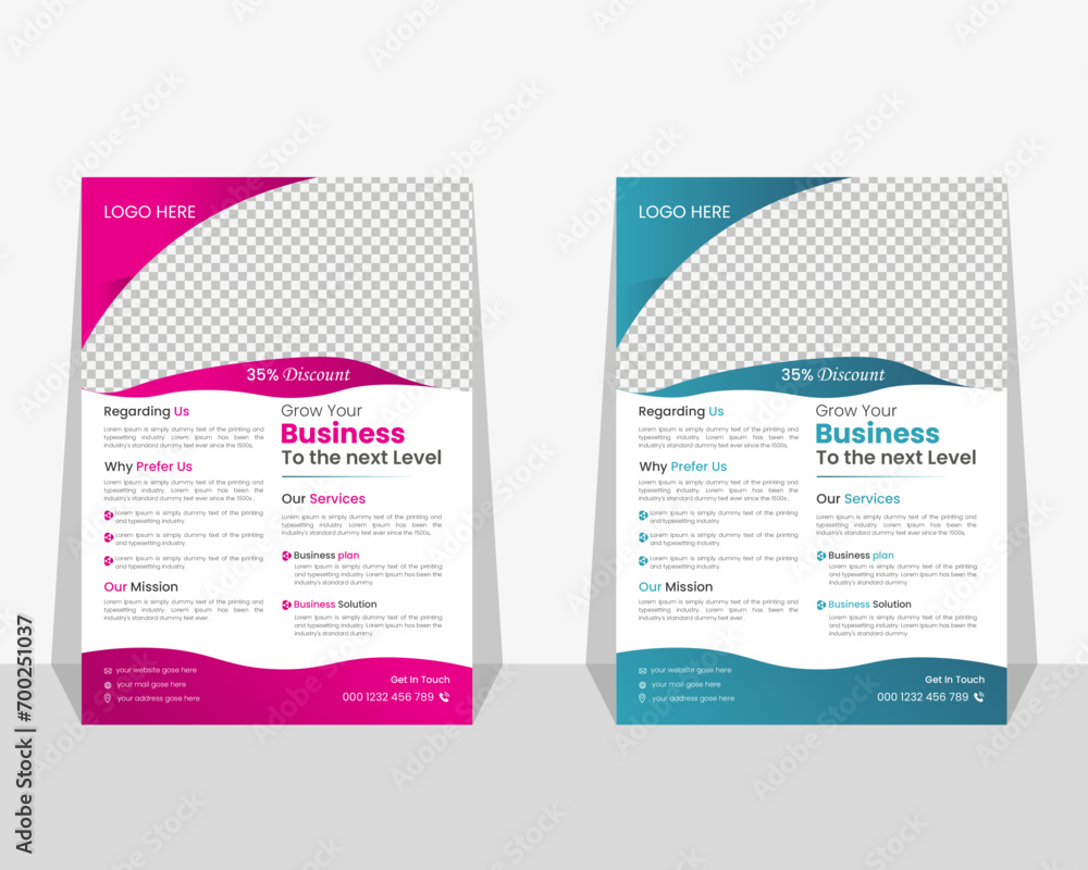 Modern and Corporate business Flyer Design Modern and Corporate business Flyer Design