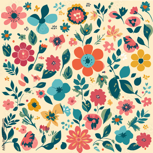 seamless floral background