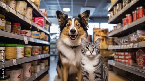 Cats and dogs in a store © Kate Mova