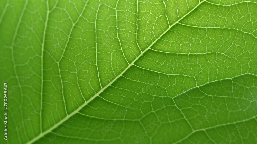 Macro of light green leaf nature background Ai Generative Macro of light green leaf nature background Ai Generative