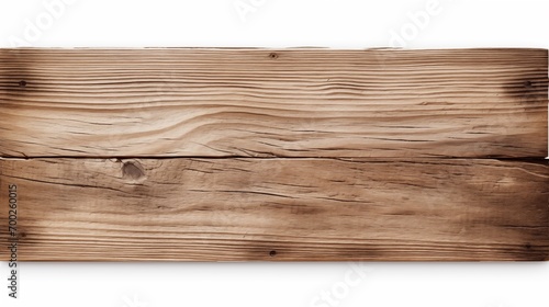 Abstract wood texture backdrop showcasing the natural wooden grain. Isolated old plank with a rustic charm, on white background.