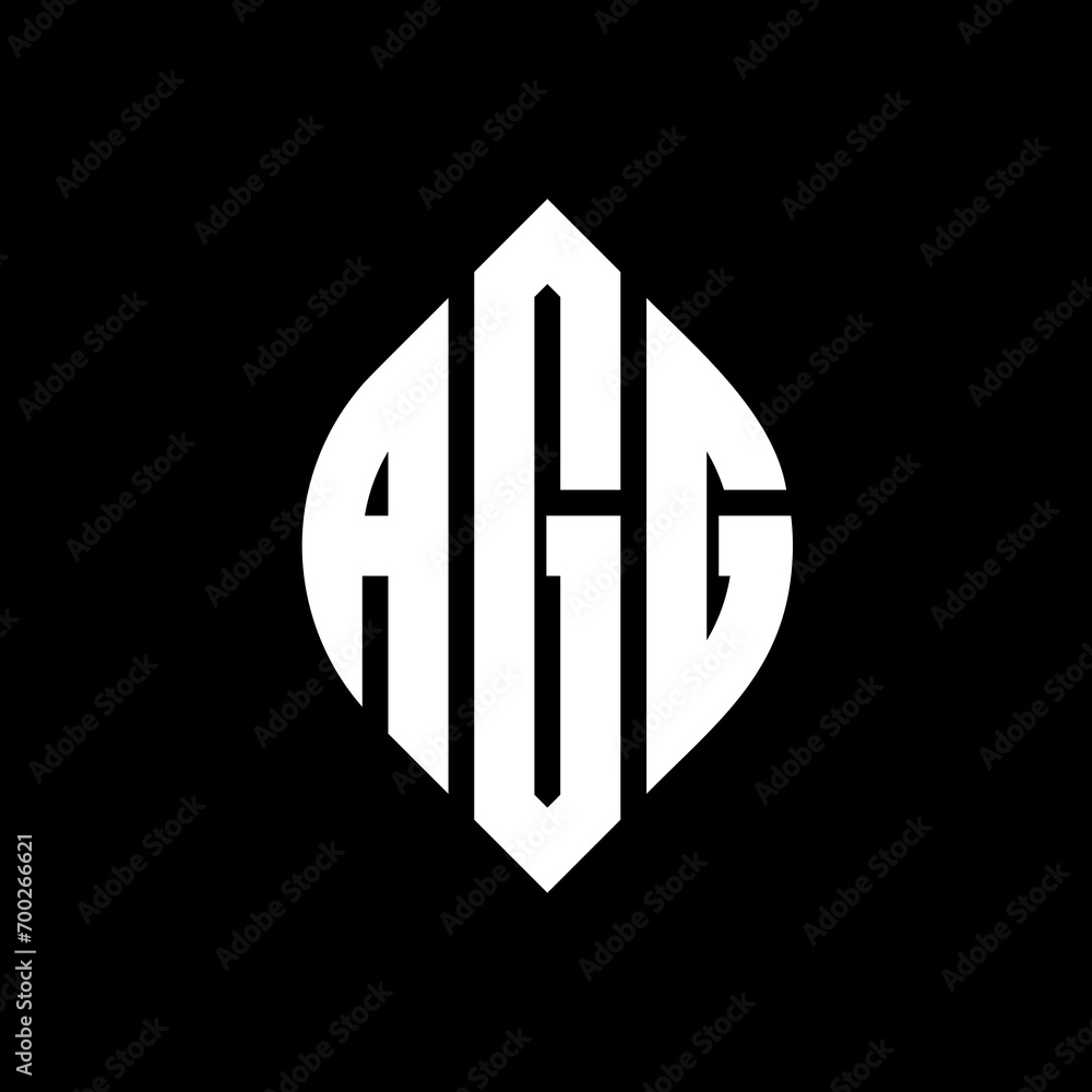AGG circle letter logo design with circle and ellipse shape. AGG ellipse letters with typographic style. The three initials form a circle logo. AGG Circle Emblem Abstract Monogram Letter Mark Vector. AGG circle letter logo design with circle and ellipse shape. AGG ellipse letters with typographic style. The three initials form a circle logo. AGG Circle Emblem Abstract Monogram Letter Mark Vector.