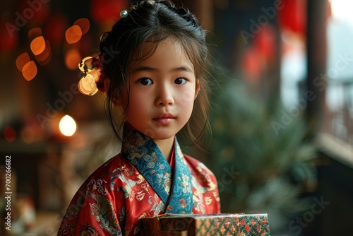 A little girl for Chinese New Year