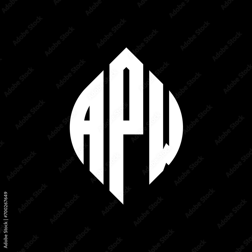 APW circle letter logo design with circle and ellipse shape. APW ellipse letters with typographic style. The three initials form a circle logo. APW Circle Emblem Abstract Monogram Letter Mark Vector. APW circle letter logo design with circle and ellipse shape. APW ellipse letters with typographic style. The three initials form a circle logo. APW Circle Emblem Abstract Monogram Letter Mark Vector.