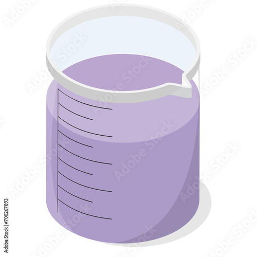 Isometric Beaker