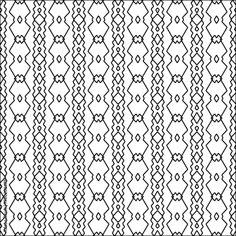 Fototapeta premium Abstract shapes.Abstract patterns from lines.White wallpaper. Vector graphics for design, textile, decoration, cover, wallpaper, web background, wrapping paper, fabric, packaging.Repeating pattern.