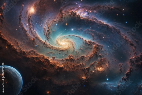 planet in space