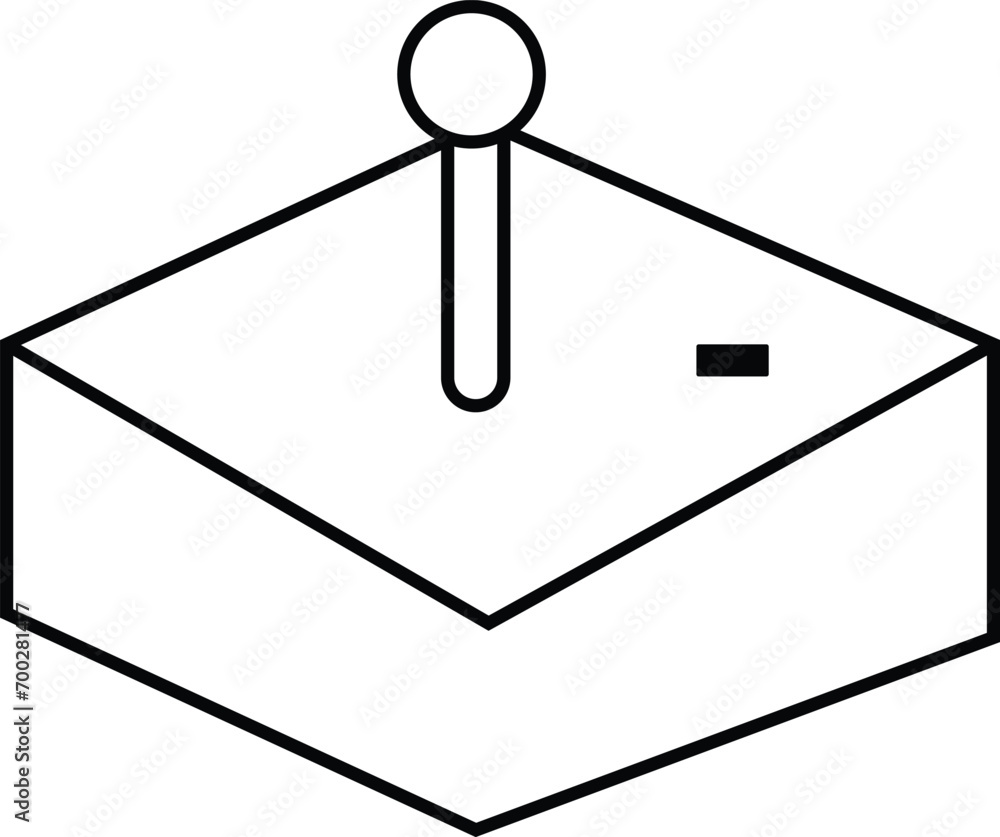illustration of an envelope with a key illustration of an envelope with a key